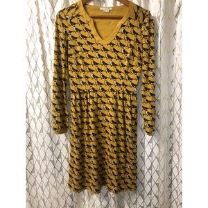 Cute Yellow Boden Bird Dress